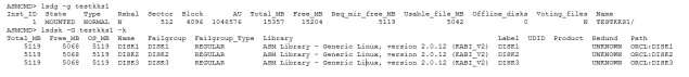 Oracle ASM. What a Disk Group will look like with different disk ...