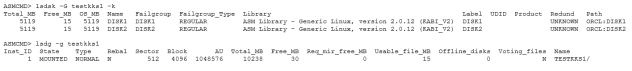 Oracle ASM. What a Disk Group will look like with different disk ...